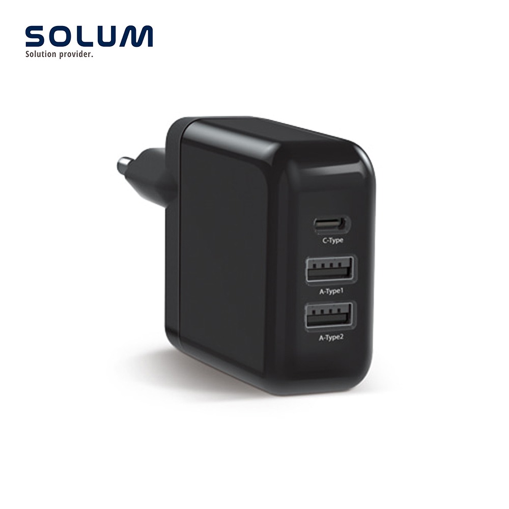 솔루엠 3IN1 어댑터 멀티충전기 PSCV250108